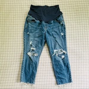 Old Navy maternity boyfriend jeans